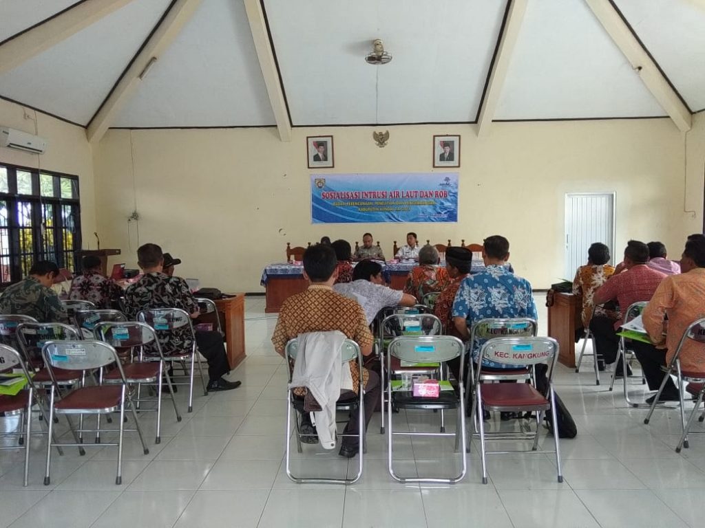 Sosialisasi Kajian Intrusi Air Laut dan Rob Kabupaten Kendal