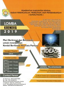 Pengumuman Lomba Krenova 2019