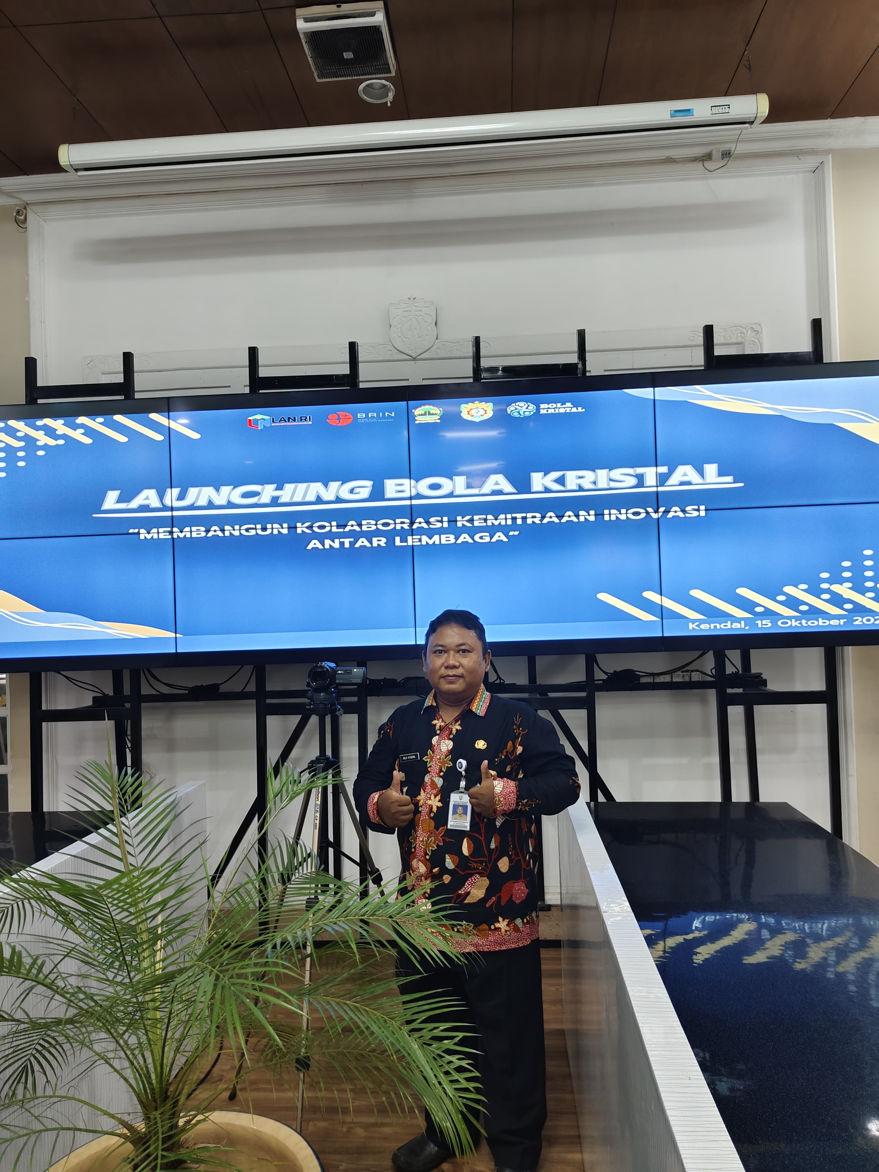 Perkuat Ekosistem Riset Dan Inovasi Daerah, Baperlitbang Kabupaten Kendal Launching Inovasi â€œBOLA KRISTALâ€